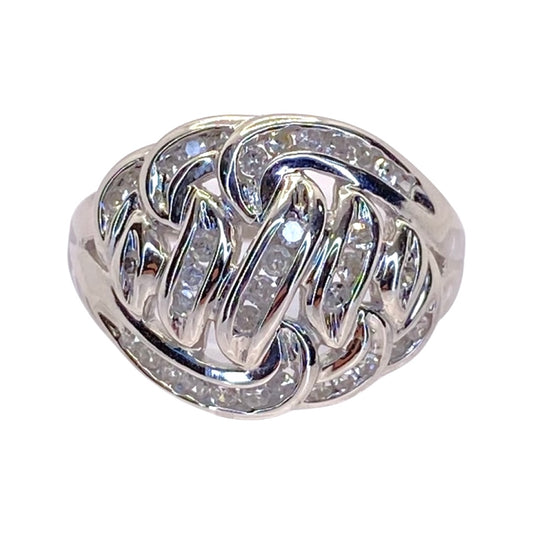 14K White Gold Women's Ring