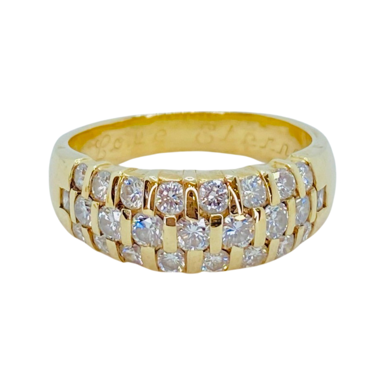 Estate Jewelry Womens 14K Yellow Gold Diamond Ring