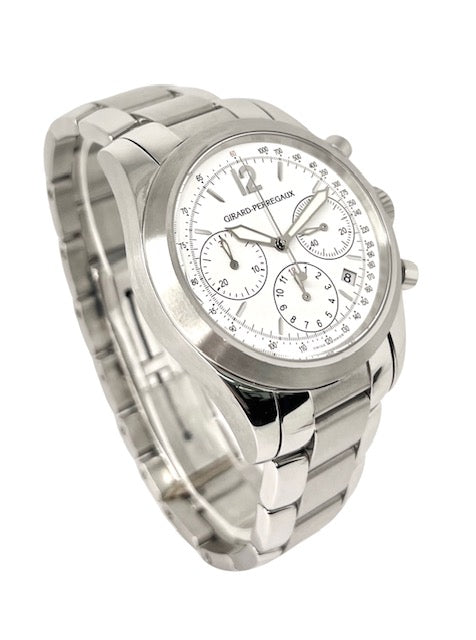 Girard Perregaux Sport Classique Elegance Chronograph White Dial 49560