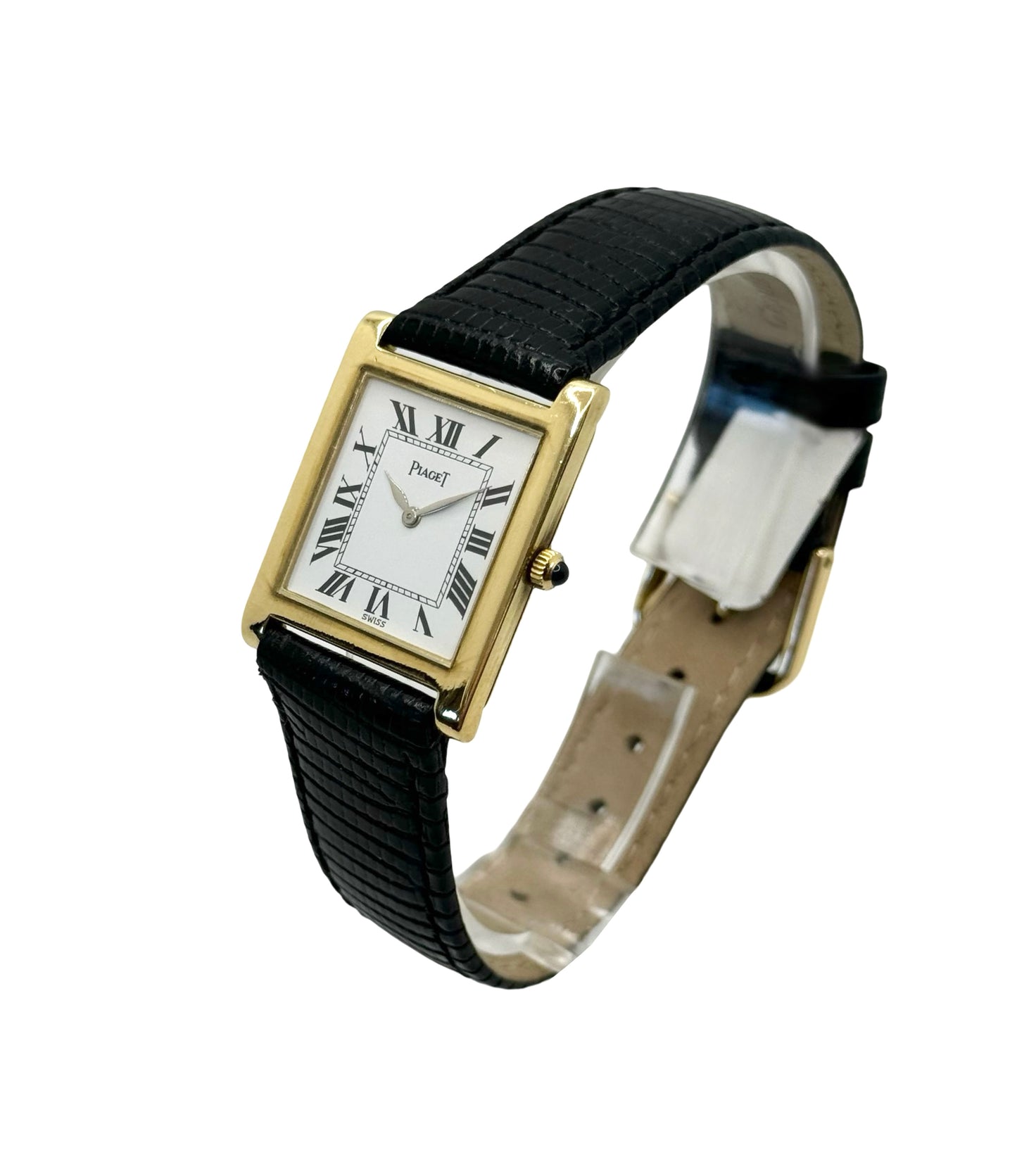 Piaget 18K Yellow Gold Tank Manual Wind Watch 9152