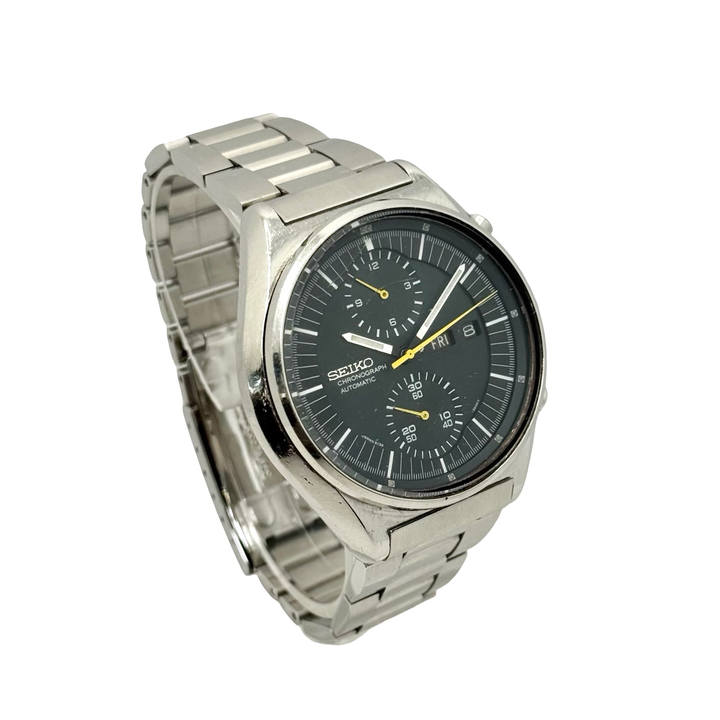 Seiko Jumbo Self-Winding Chronograph Black Dial 6138-3000 C.1972