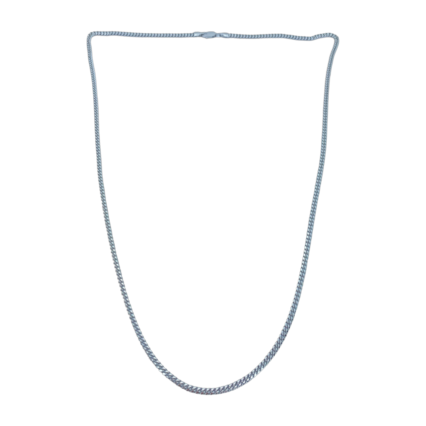 Silver Miami Cuban Chain 24"