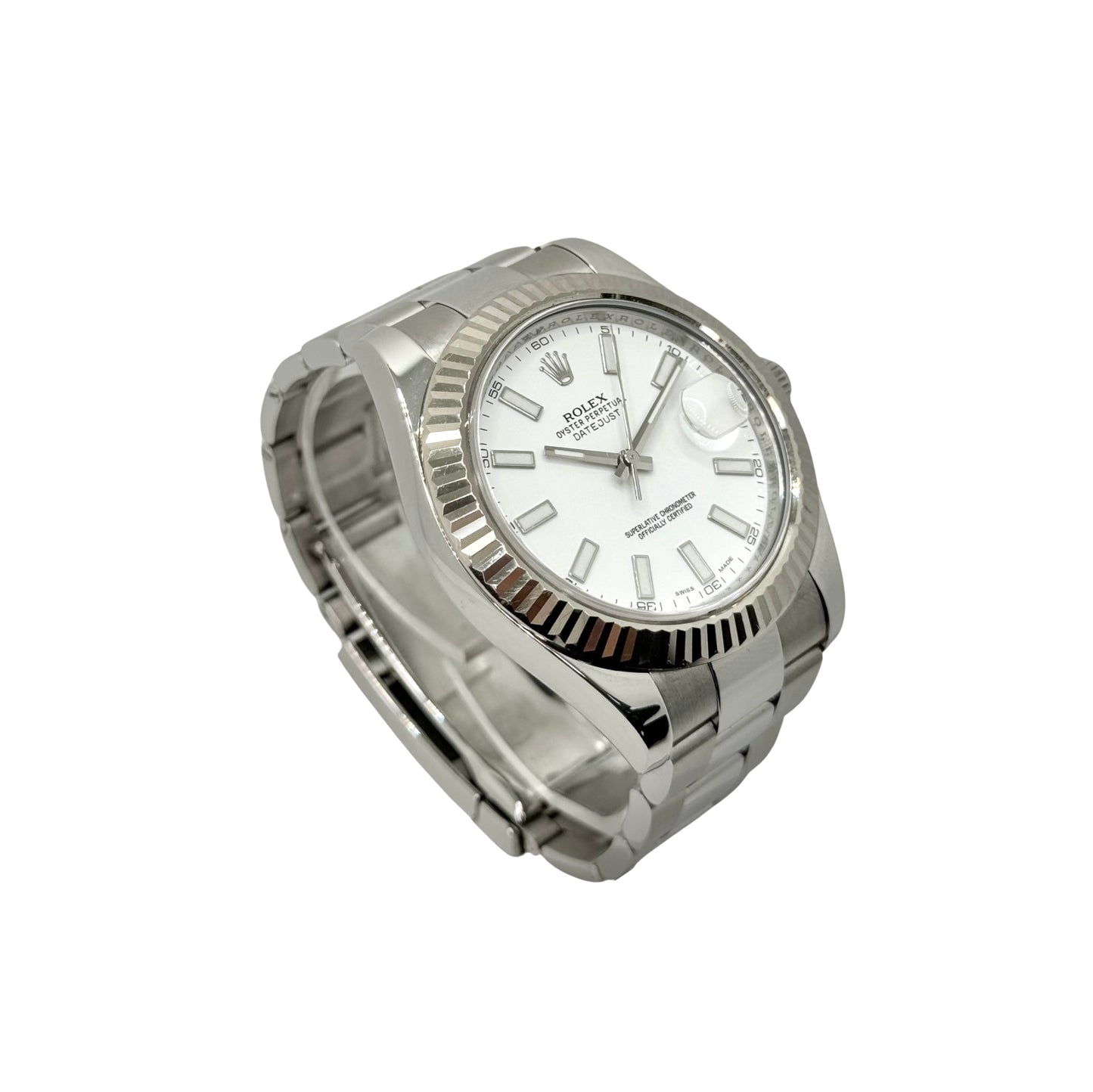 Rolex Datejust II 41 White Dial 116334