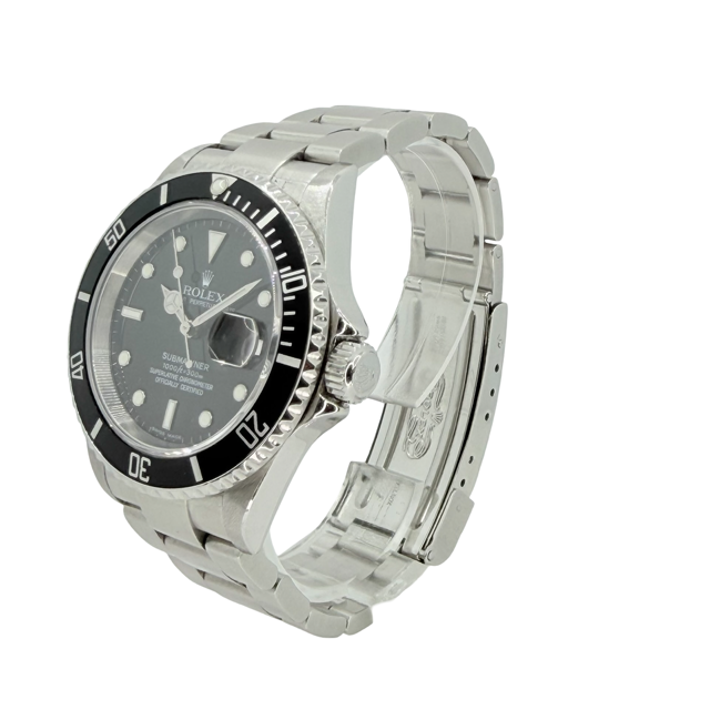 Rolex Submariner Date 40mm Black Dial Steel Bracelet 16610 C.2005