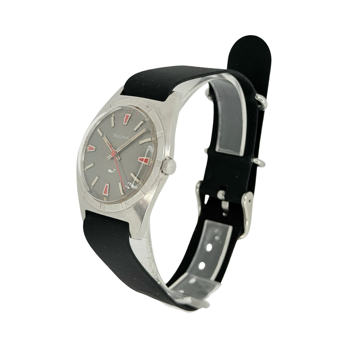 Bulova Sea King Manual Winding Rare Grey/Charcoal Dial G622112