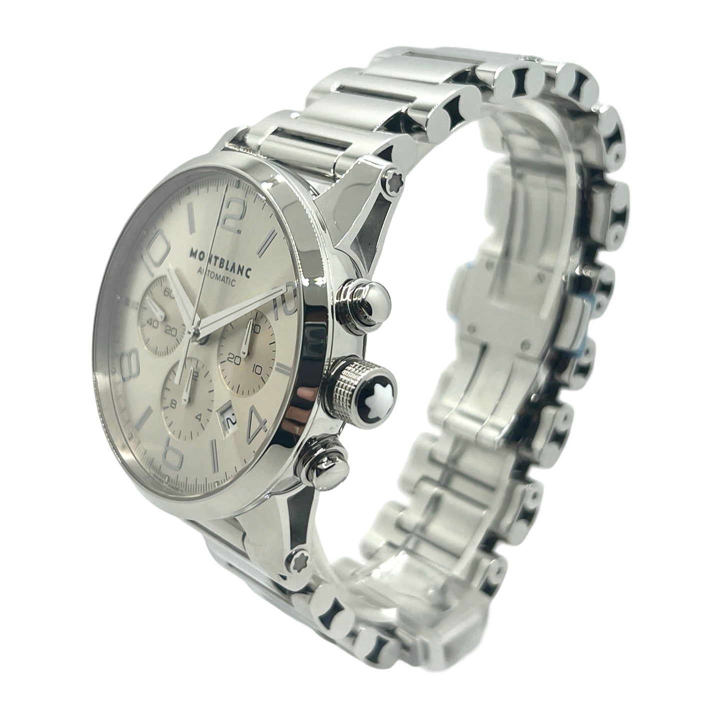 Montblanc Timewalker Automatic Chronograph Silver Dial Stainless Steel Bracelet Ref.7260