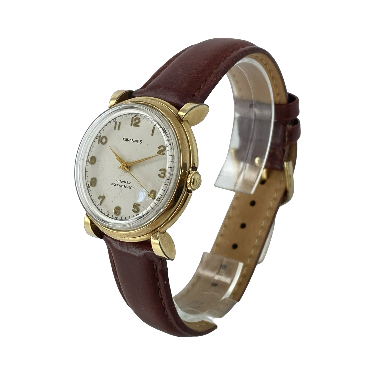 Vintage Tavannes Automatic Shock Absorber Watch 33mm C.1948