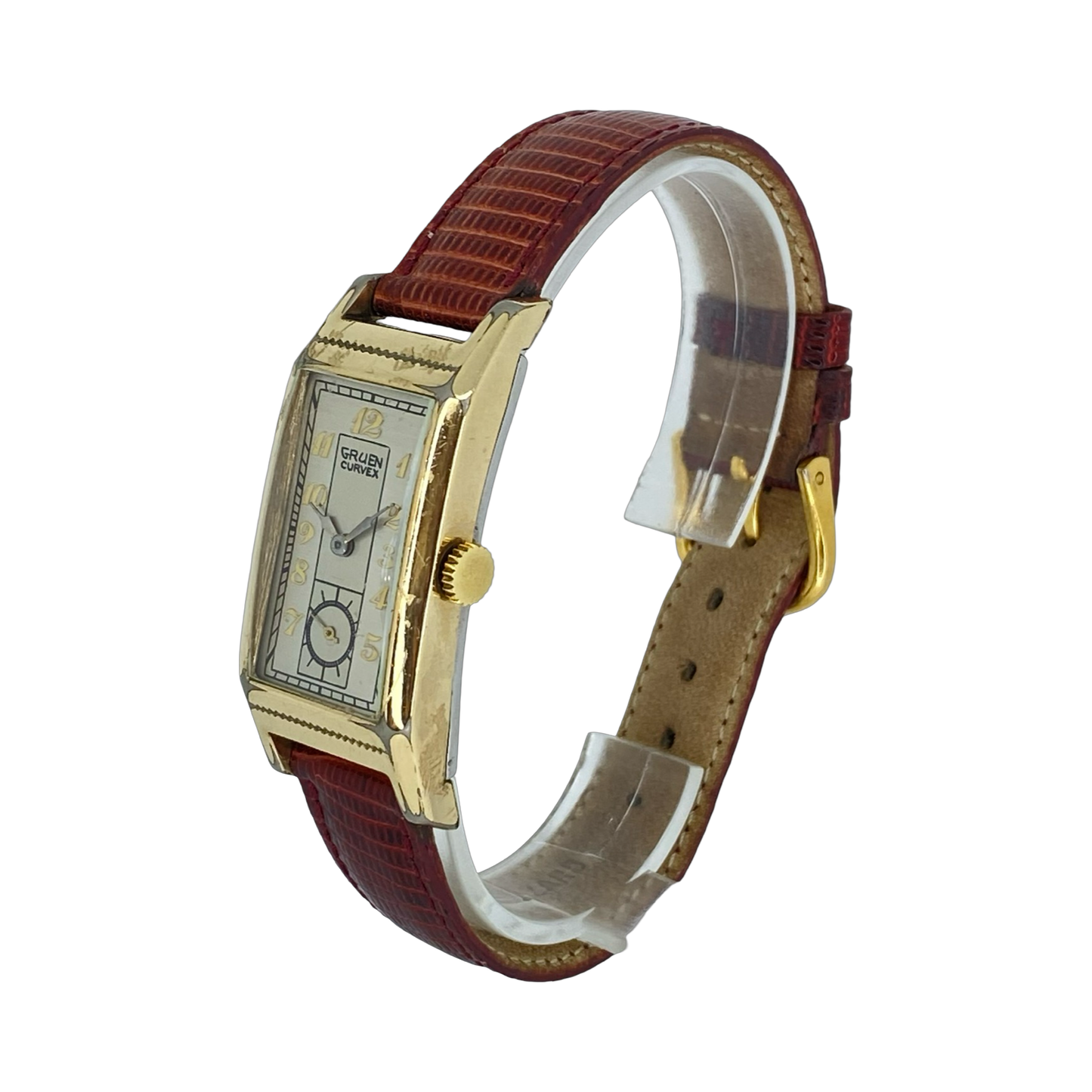 Gruen Curvex Guildite Base Metal Manual Wind