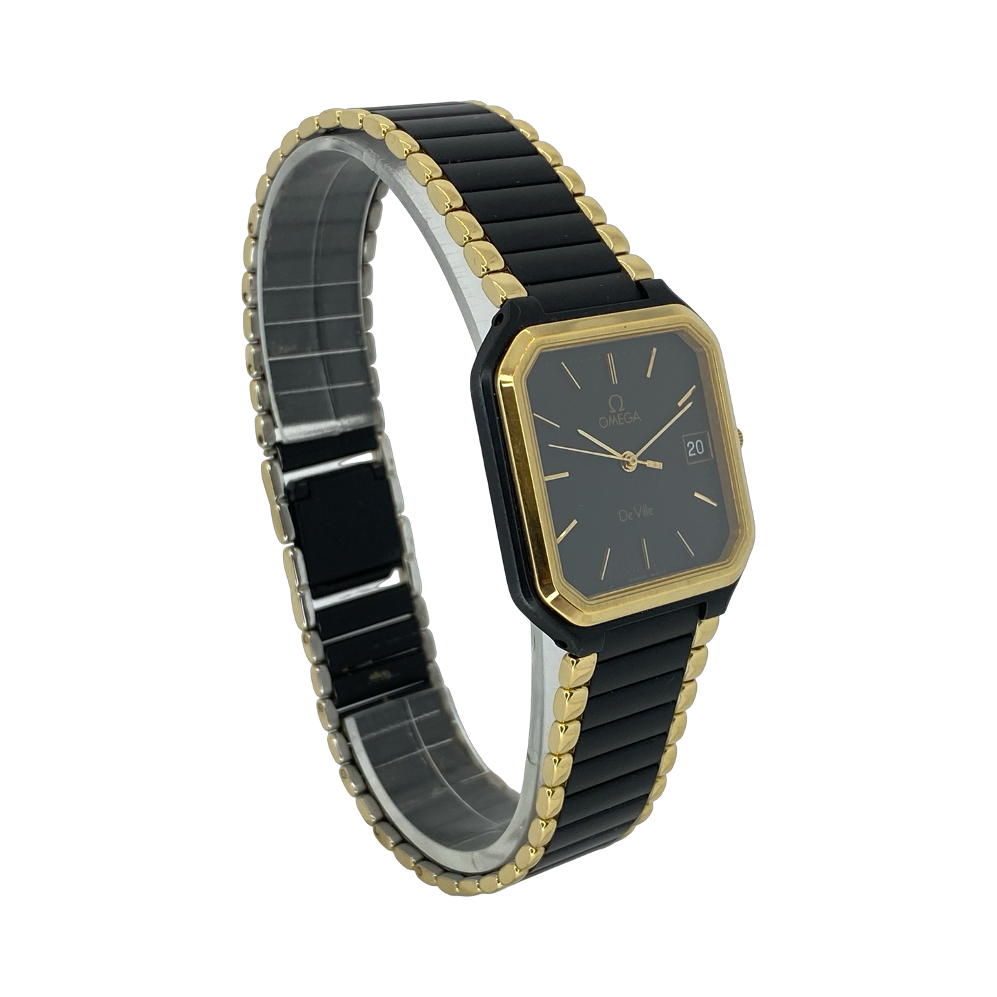 Omega De Ville America Quartz Gold/Black Ref. DL 396.0949