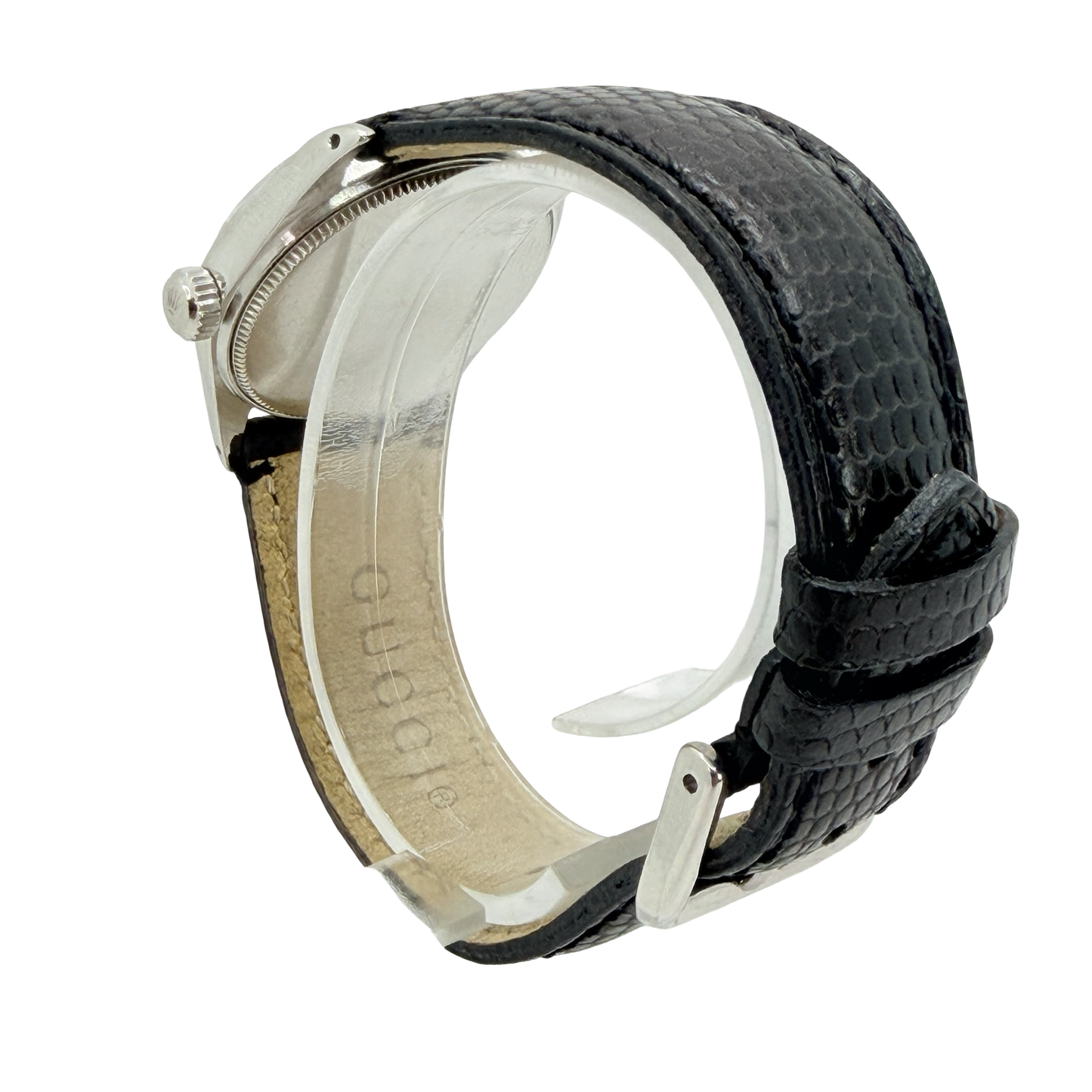 Rolex Oyster Speedking 30mm Silver Sunburt Dial Black Leather Strap Ref. 6430 C.1965