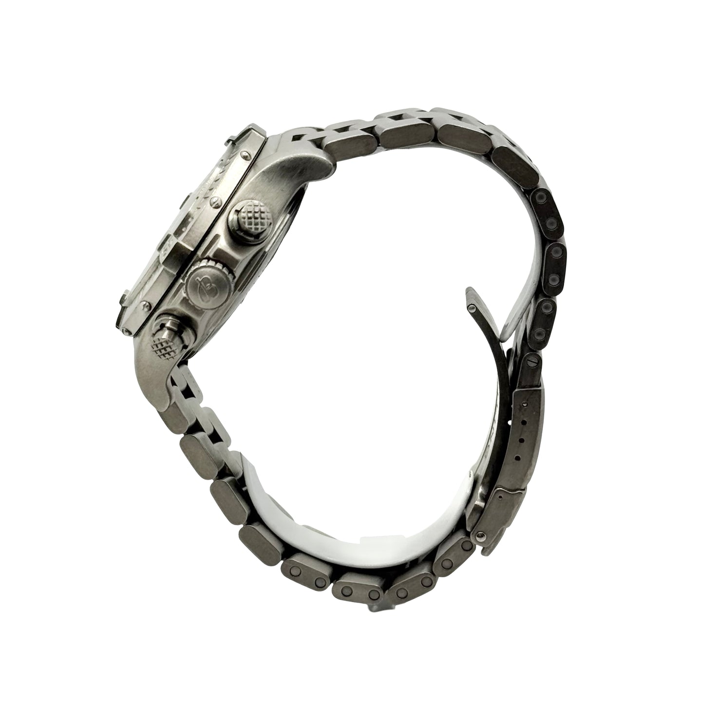 Breitling Chrono Avenger M1 Quartz 44mm Yellow Dial Steel Bracelet E73360