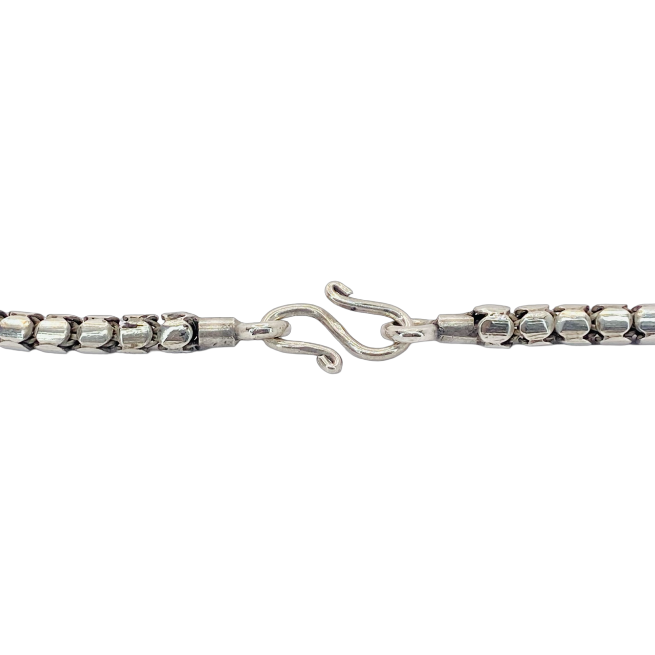 Estate Jewelry 925 Silver Fancy Link Chain 18.5"