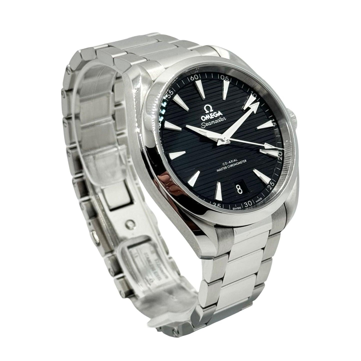 Omega Seamaster Aqua Terra 150M 41mm Black Dial Steel on Steel 220.10.41.21.01.001