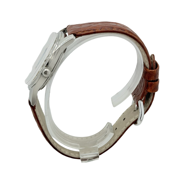 Longines Automatic Calatrava Silver Dial  Brown Leather Strap 2554