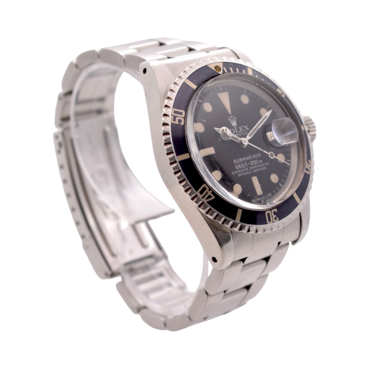 Rolex Submariner Date 40mm Automatic Black Mark 3 Dial Oyster Bracelet Ref 1680