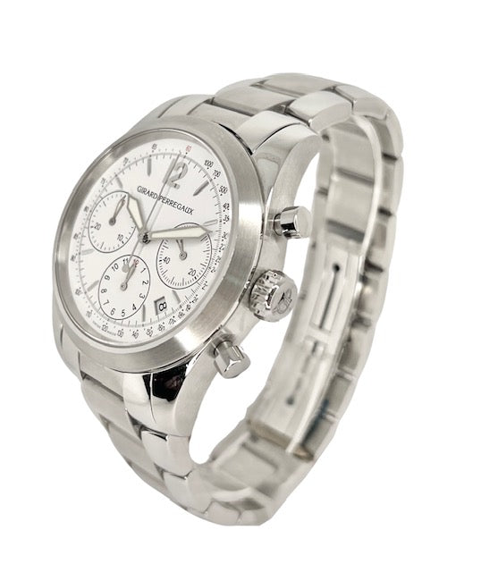 Girard Perregaux Sport Classique Elegance Chronograph White Dial 49560