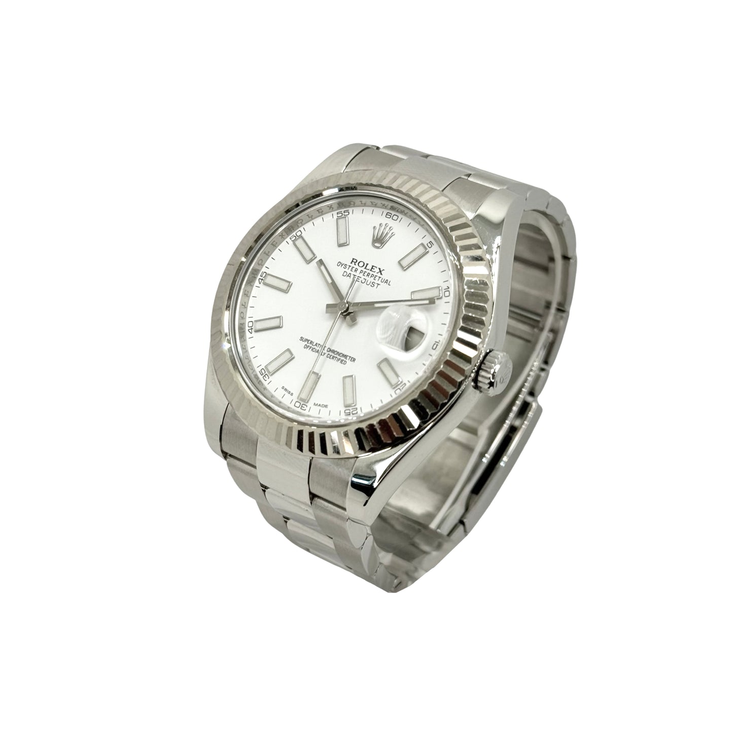 Rolex Datejust II 41 White Dial 116334