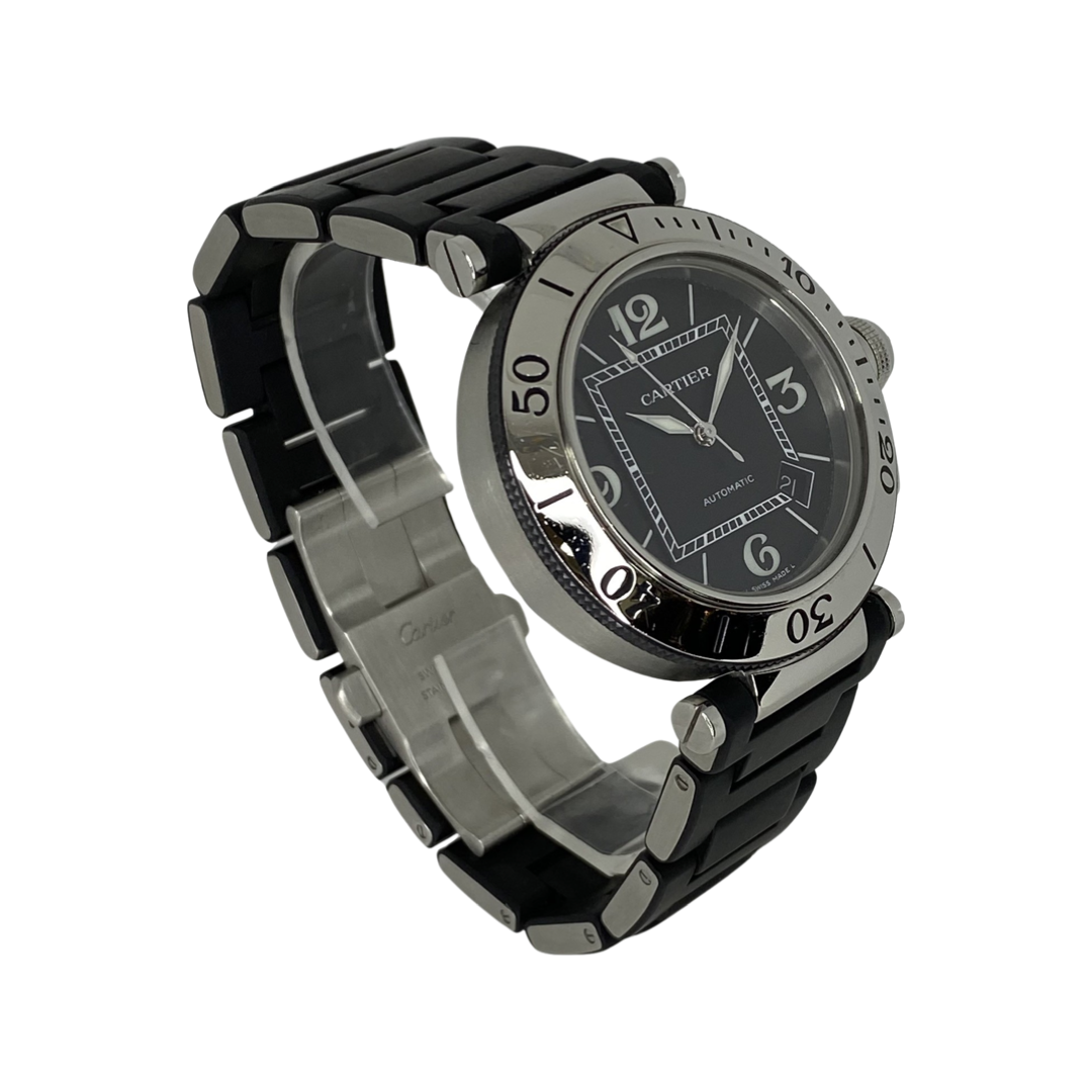 Cartier Pasha Seatimer Automatic Black Dial 2790