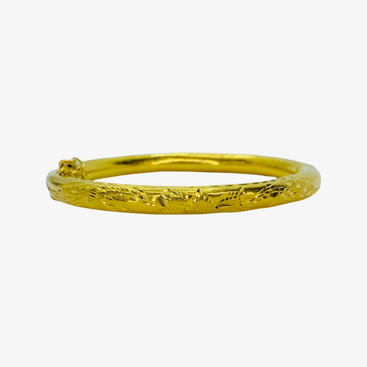 Estate Jewelry 24K Yellow Gold Bangle