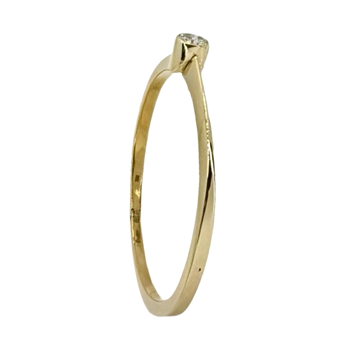 Estate Jewelry 14K Yellow Gold Solitaire Diamond Bangle 1.00 Carat G-H,SI1