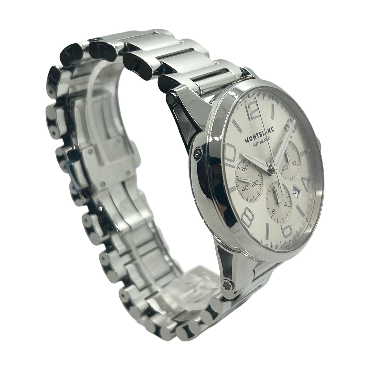 Montblanc Timewalker Automatic Chronograph Silver Dial Stainless Steel Bracelet Ref.7260