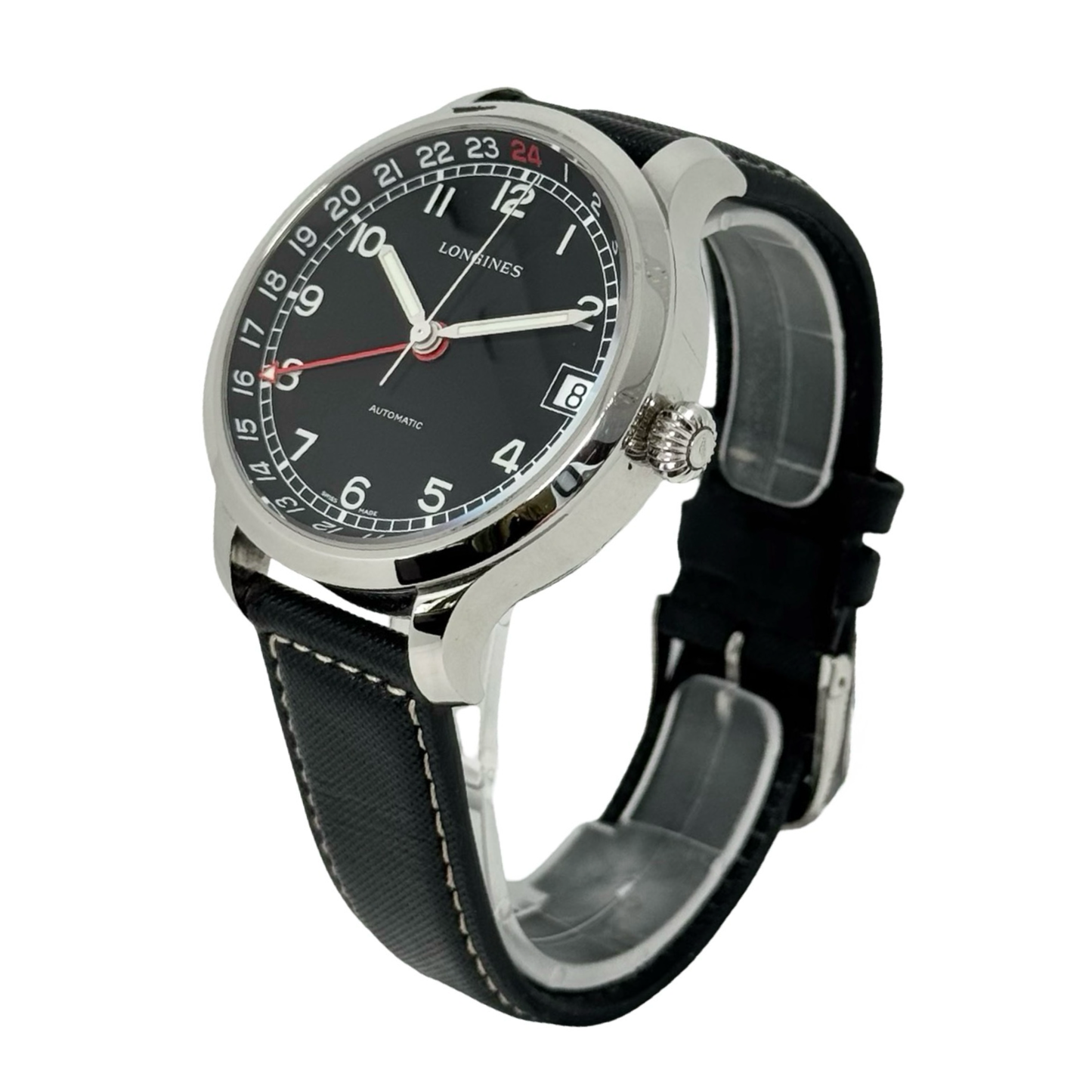 Longines Heritage Military 1938 Automatic GMT Black Dial 42mm L2.789.4.53.3