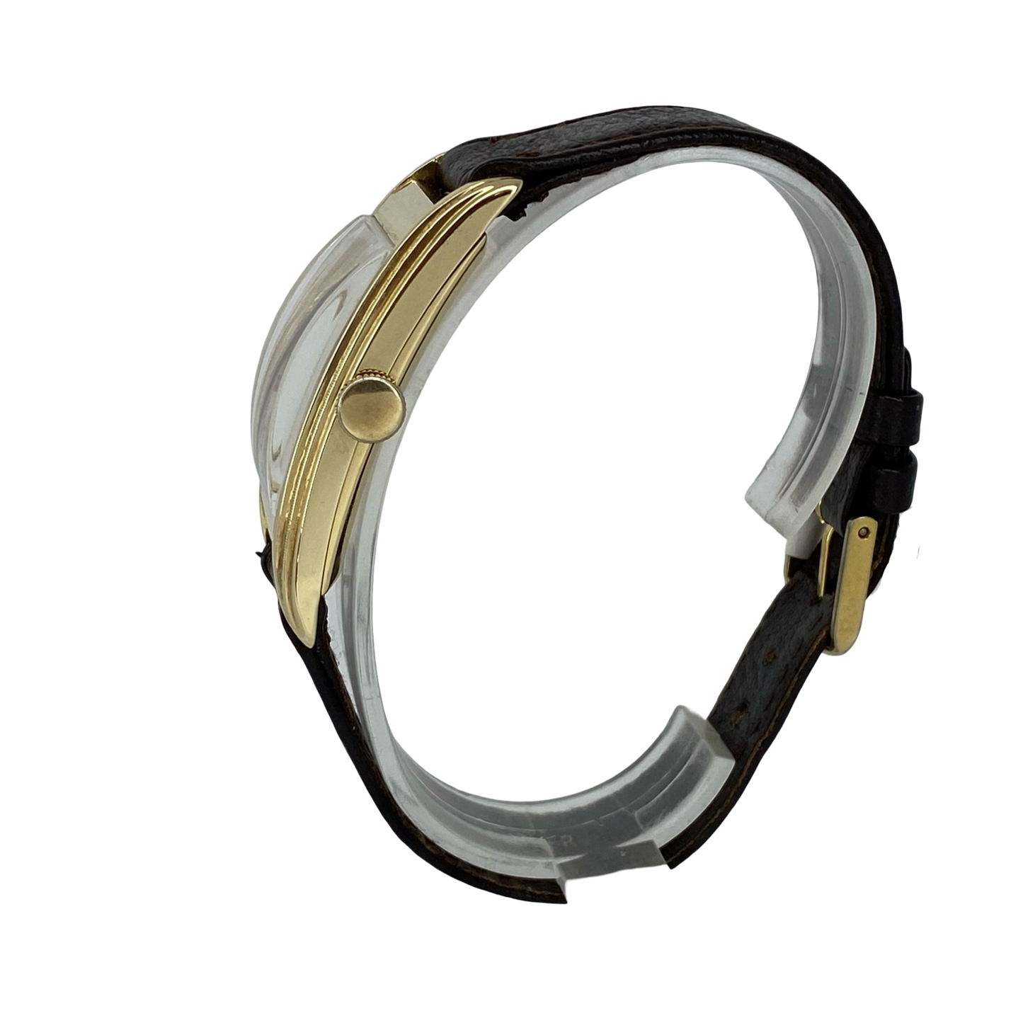 Vintage Bulova Curvex 14K Gold Art Deco Manual Wind Watch C.1934