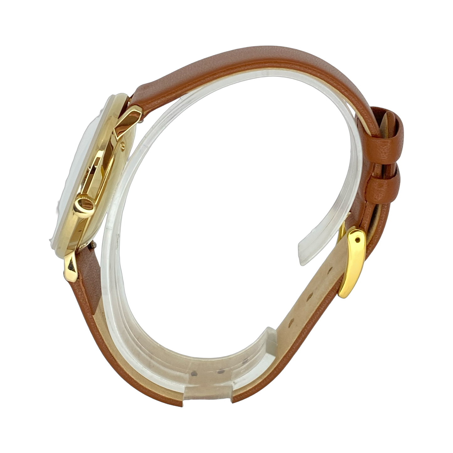 Junghans  Max Bill Automatic Date 34mm Silver Dial Brown Leather  27/7108.02