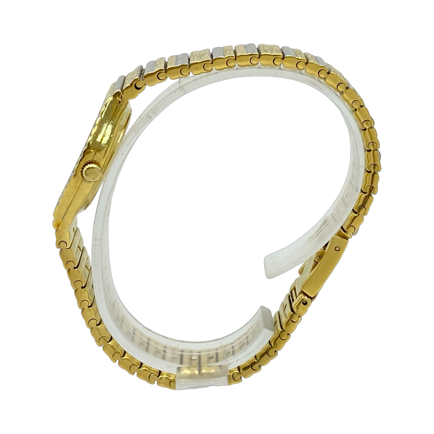 Raymond Weil Polo Geneve 18K Gold Electroplated Tri Color Dial 25mm Quartz Watch 9022