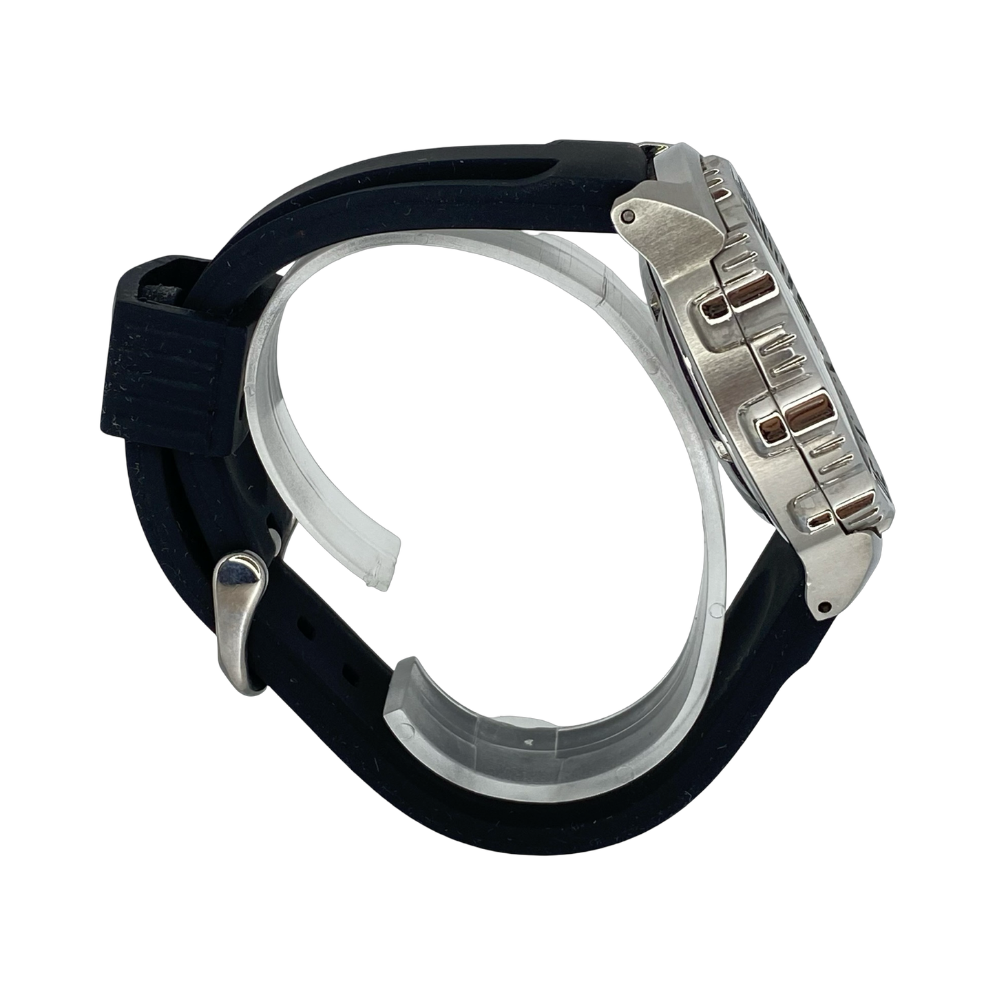 Seiko Black Monster Scuba Diver 43mm Automatic Black Dial Silicon Strap SKX779 Pre-owned