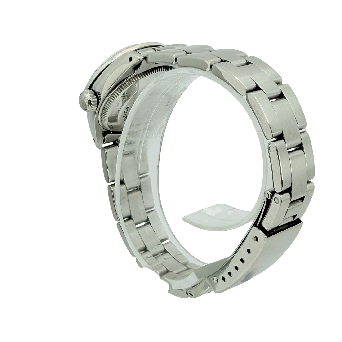Rolex Datejust 26mm Silver Diamond Dial Diamond Bezel Steel Oyster Bracelet Ref.6916 C.1980