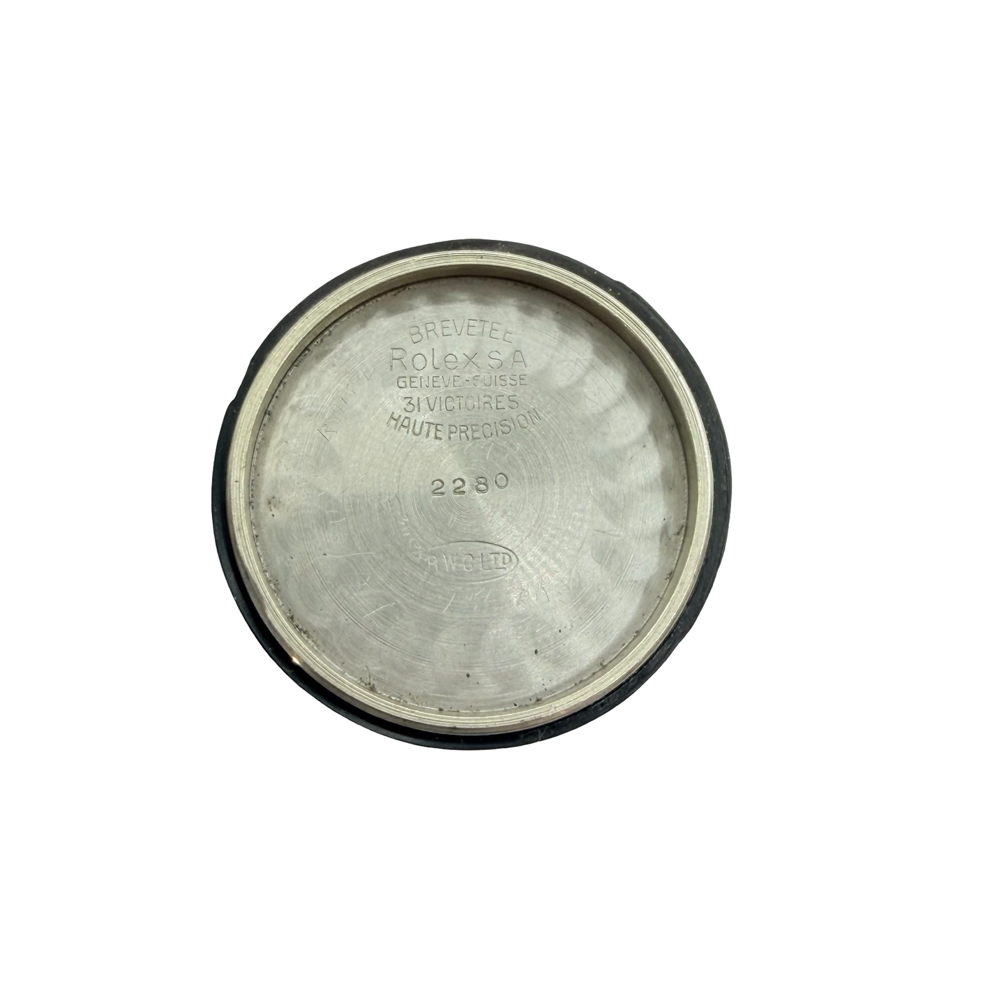 Rolex Oyster Perpetual 30mm Manual Wind White Dial Leather Strap Ref.2280 C.1942