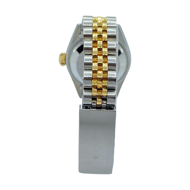 Rolex Oyster Perpetual Datejust 26mm 18K Gold /Steel Champagne Factory Diamond Dial C.1998 Ref. 69173