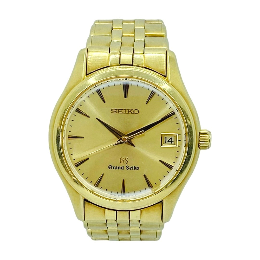 Seiko Grand Seiko GS 18K Gold Quartz Pre-Owned SBGX018