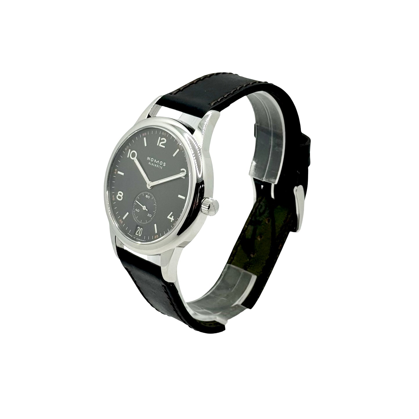 Nomos Glashütte Club Automat Datum 774 Dunkel Grey Dial 41.5mm