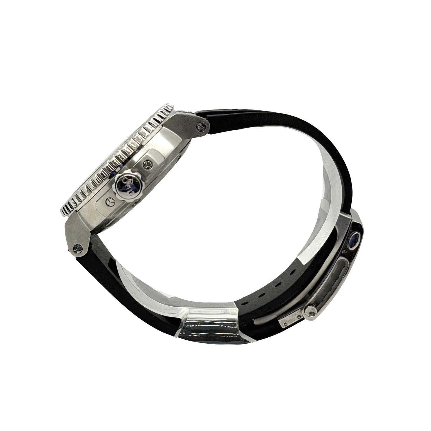Oris Aquis Depth Gauge 500m Automatic Black Dial Rubber Strap with Steel Bracelet 01 733 7675 4154-Set RS
