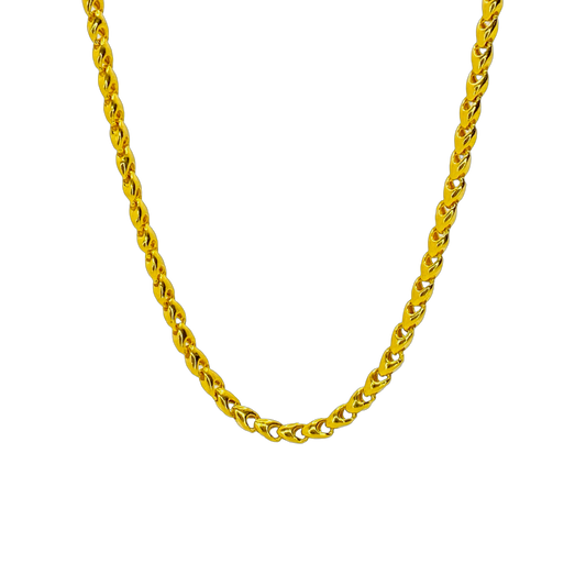 Estate Jewelry 24K Gold Chain 26"