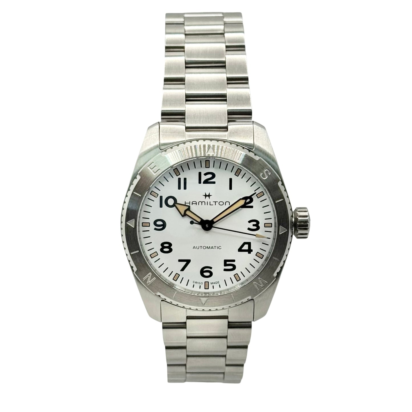 Hamilton Khaki Field Automatic 37mm White Stainless Steel Bracelet H70225110