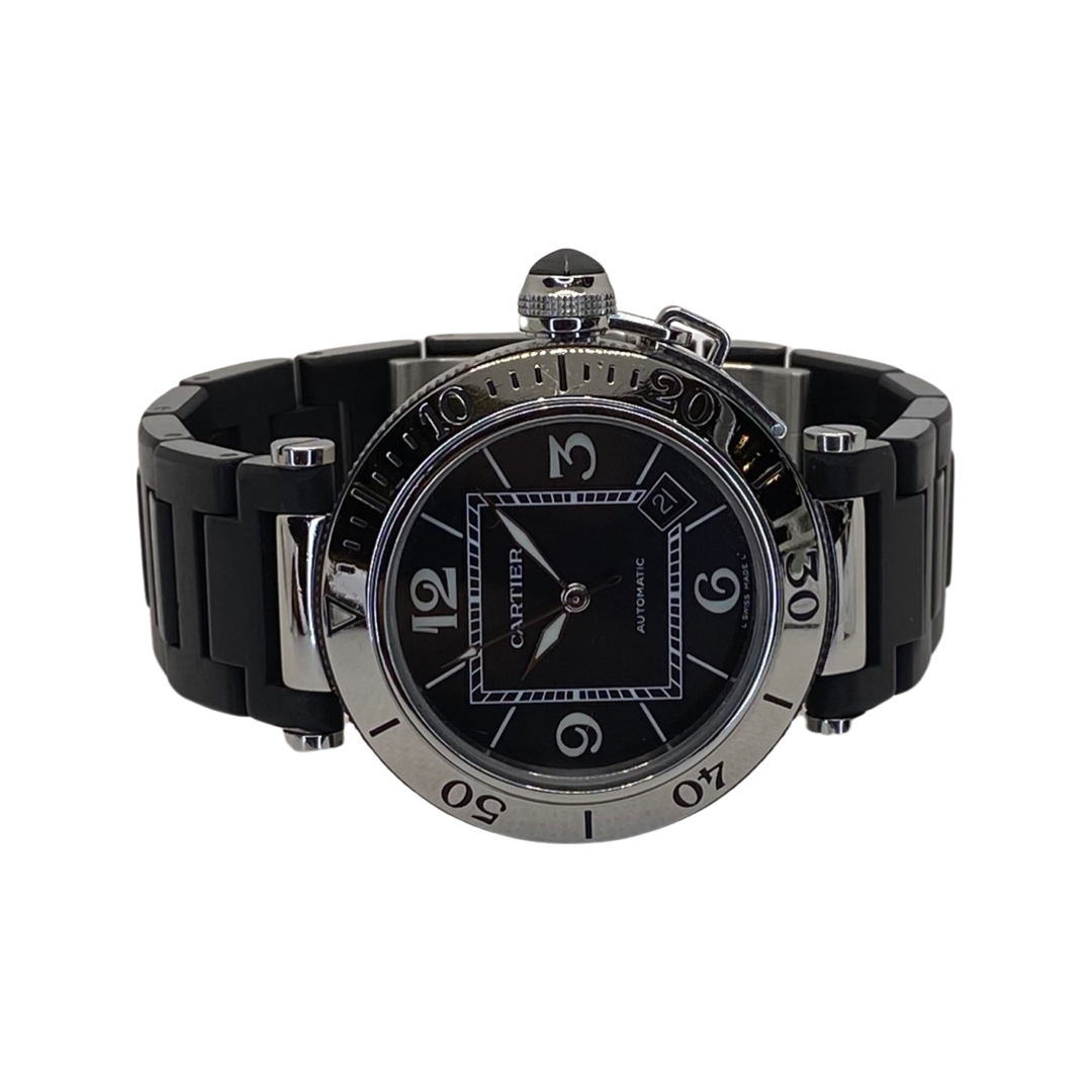 Cartier Pasha Seatimer Automatic Black Dial 2790