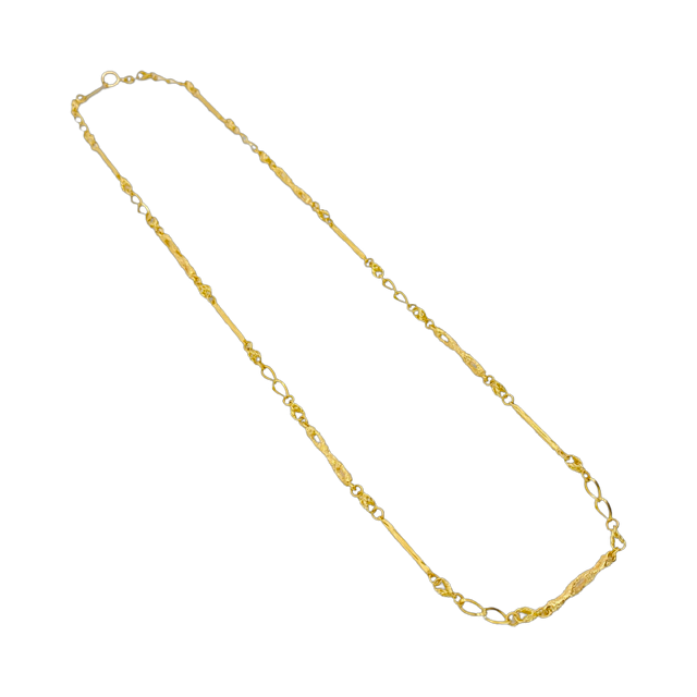 Estate Jewelry 18K Yellow Gold Fancy Chain 17.5"