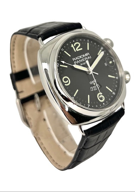 Panerai Radiomir Automatic GMT Alarm Black Strap PAM00355