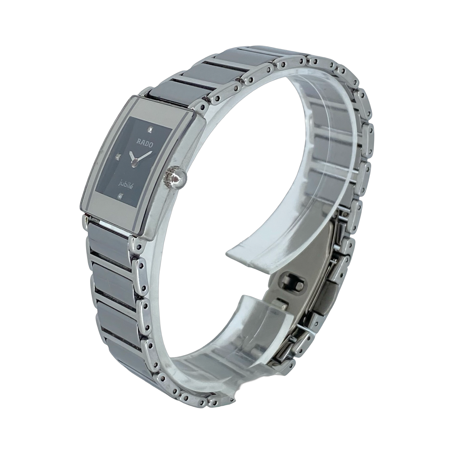 Rado Diastar Integral Jubilé Stainless Steel /Grey Ceramic / Titanium Black Diamond Dial R20488722