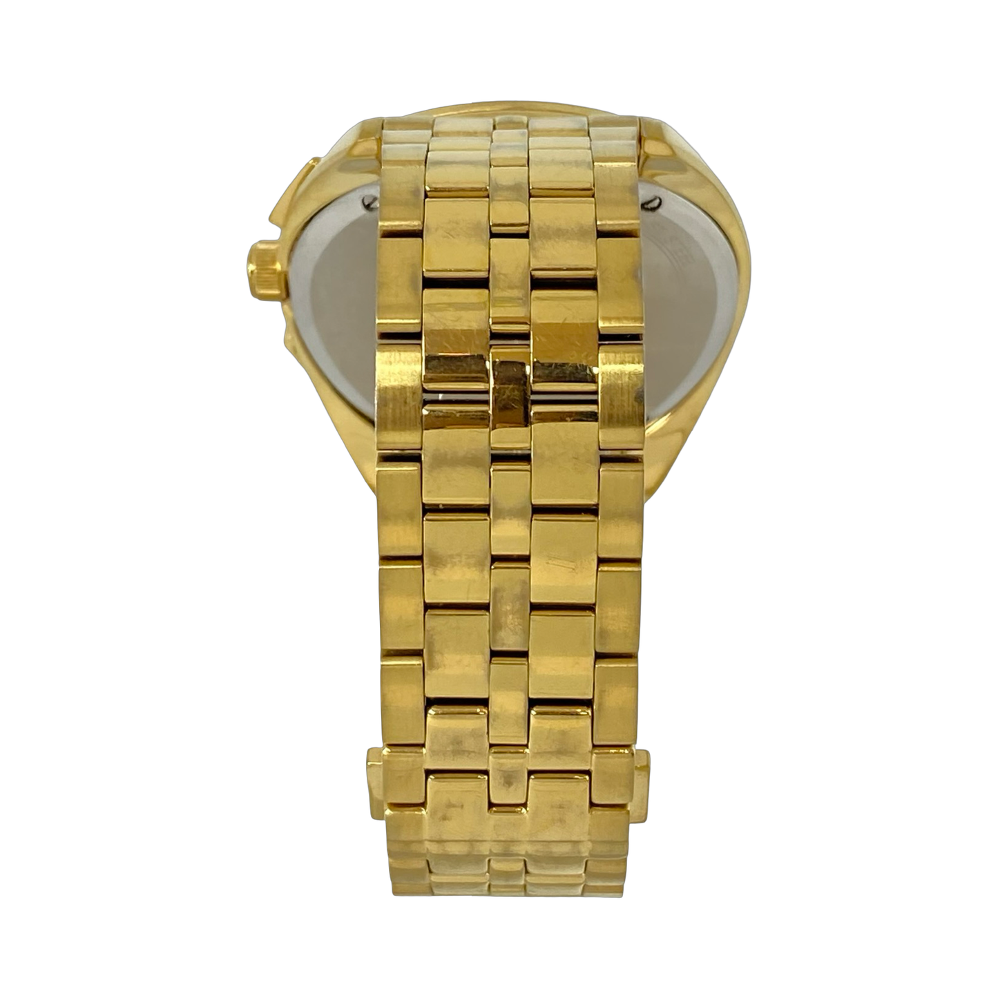 Bulova Curv Quartz Chronograph Gold Tone  45mm 97A125 Pre-Owned