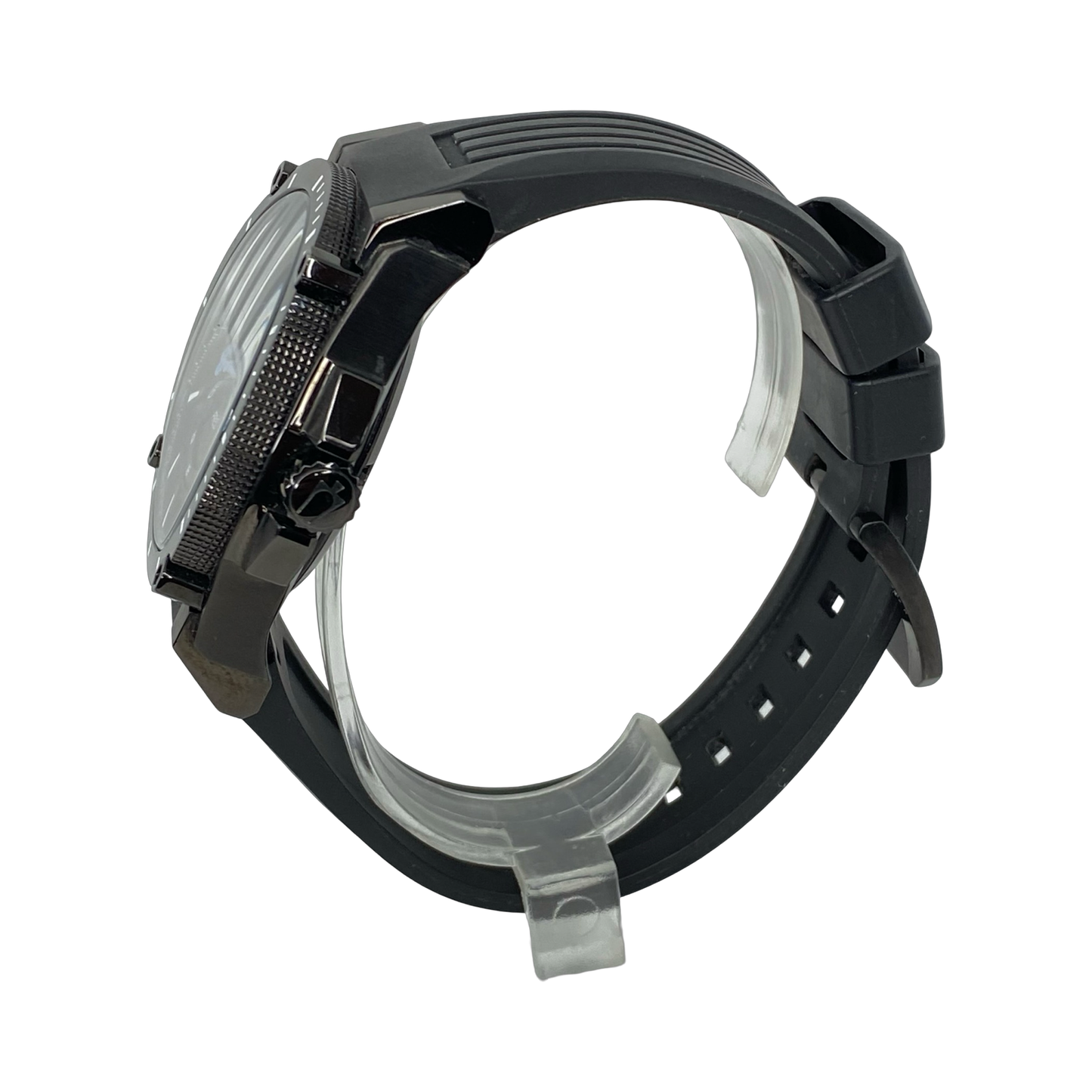 Bulova Precisionist Quartz Black Men's Watch 98B142 Pre-owned