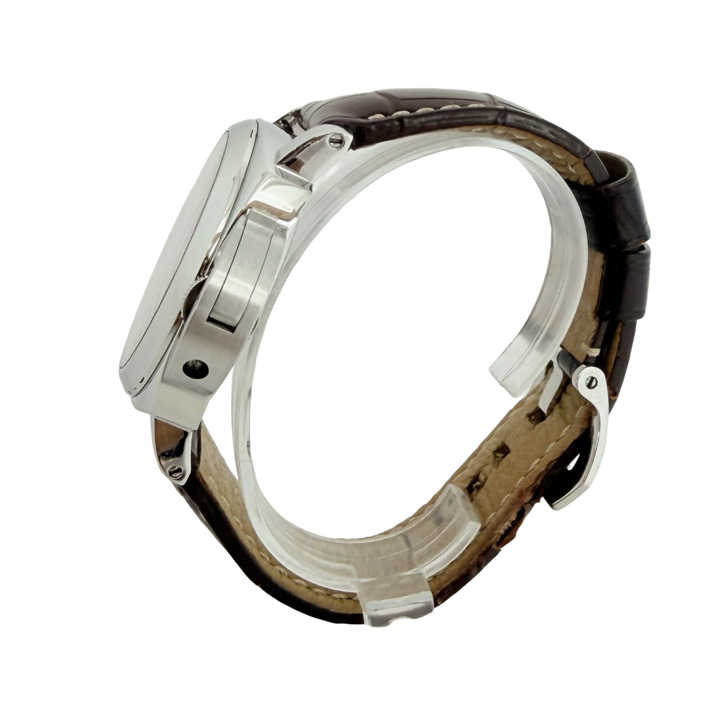 Panerai Luminor Marina 8 Days 44mm Manual Winding Black Dial Brown Strap OP6937