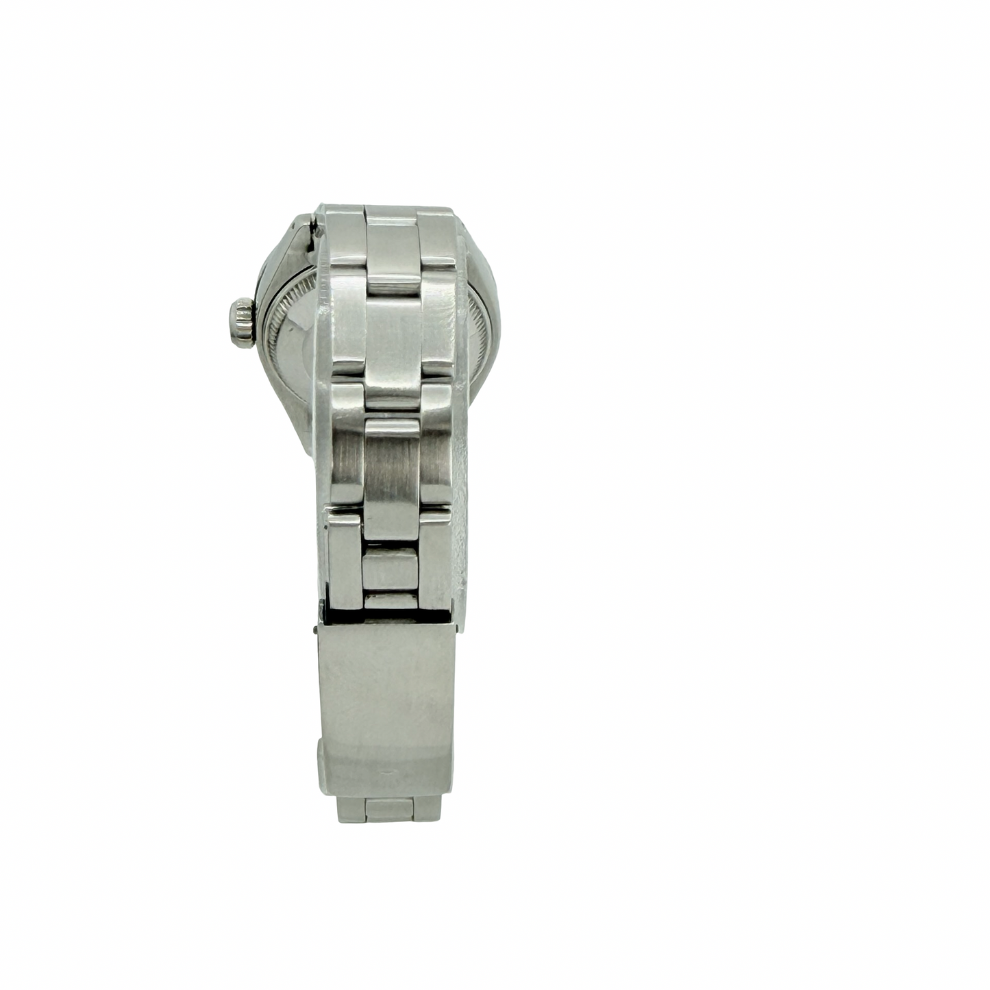 Rolex Datejust 26mm Silver Diamond Dial Diamond Bezel Steel Oyster Bracelet Ref.6916 C.1980