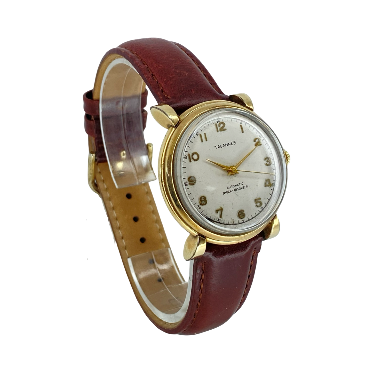 Vintage Tavannes Automatic Shock Absorber Watch 33mm C.1948