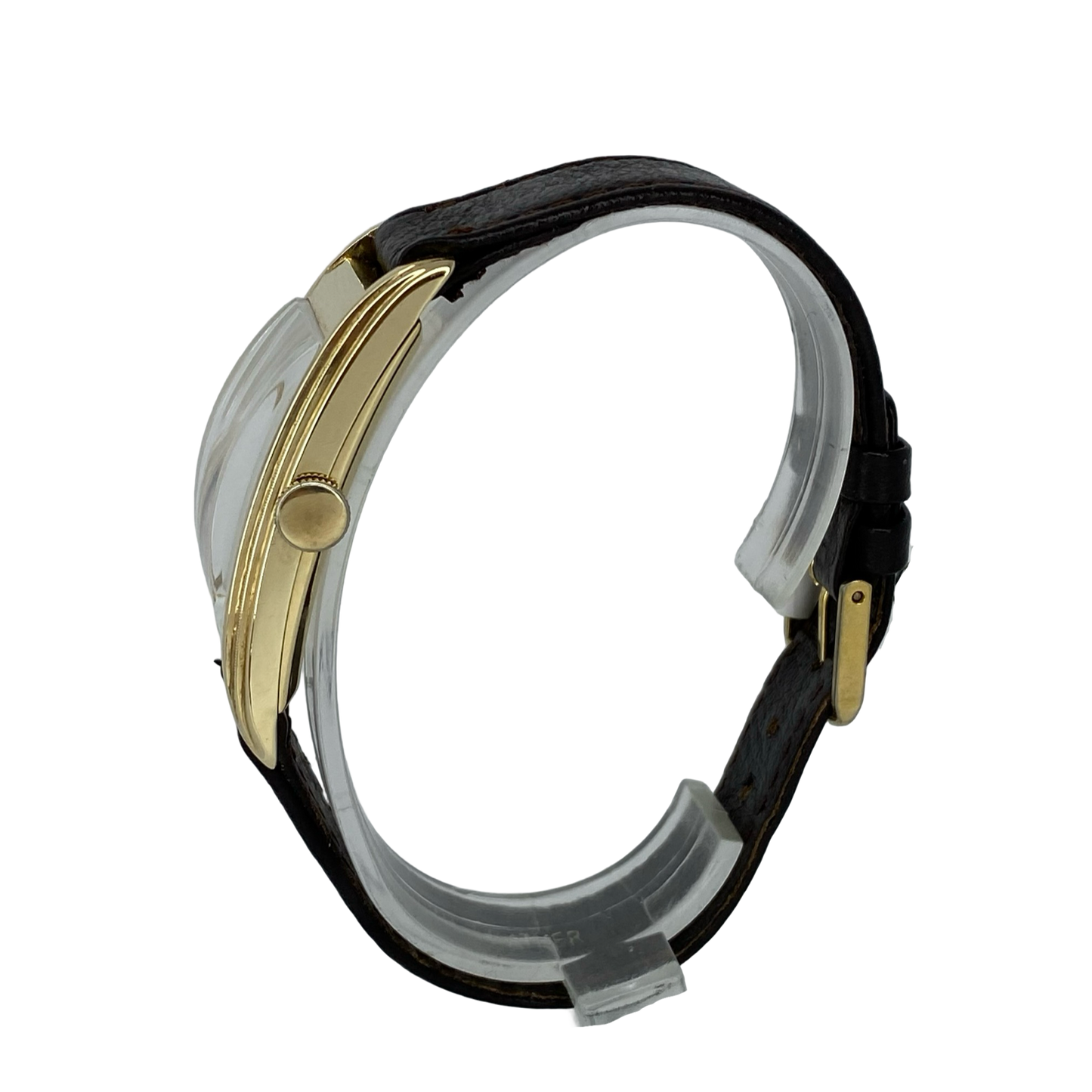 Vintage Bulova Curvex 14K Gold Art Deco Manual Wind Watch C.1934