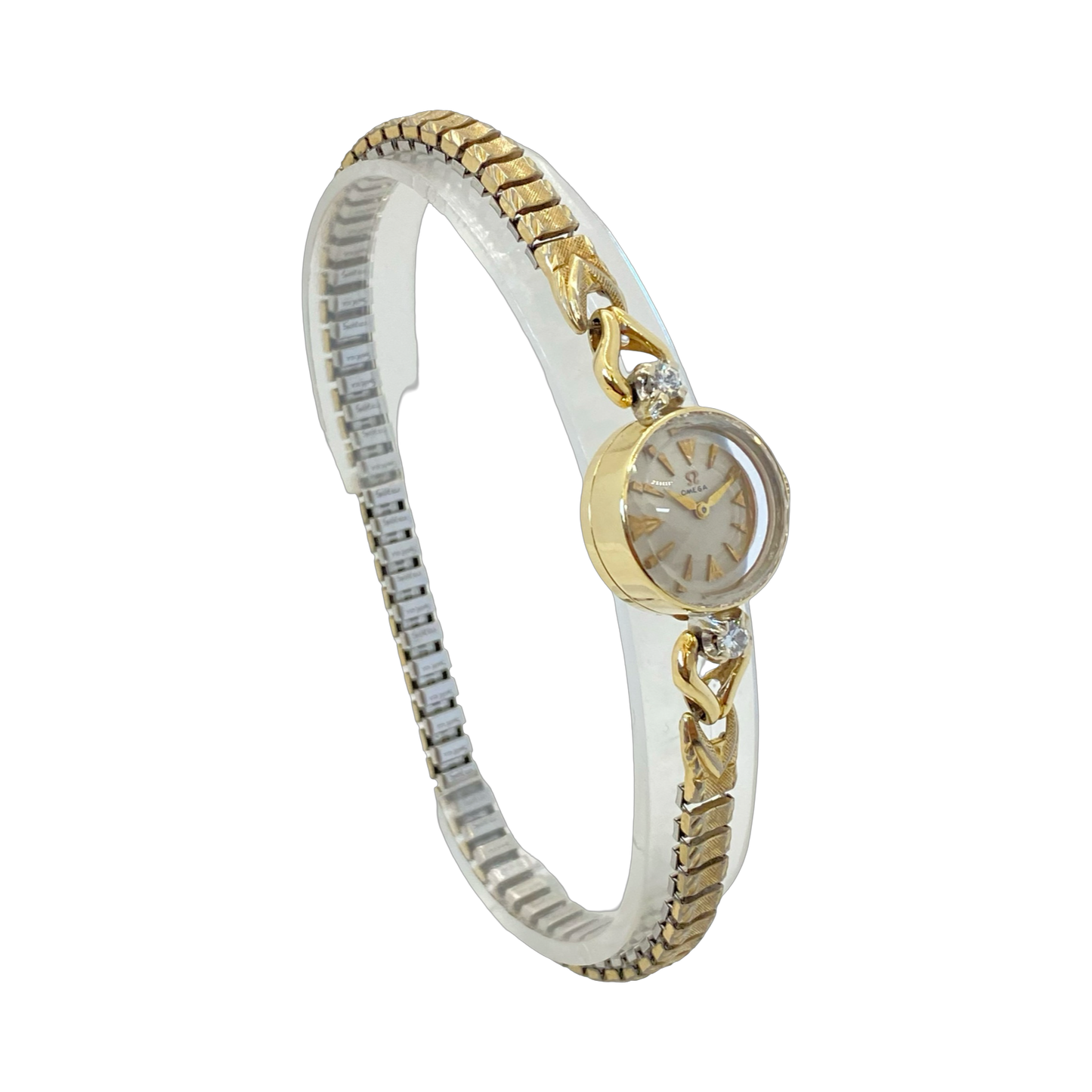 Vintage 14K Gold Case Omega Cocktail Watch Manual Wind Ref.7566