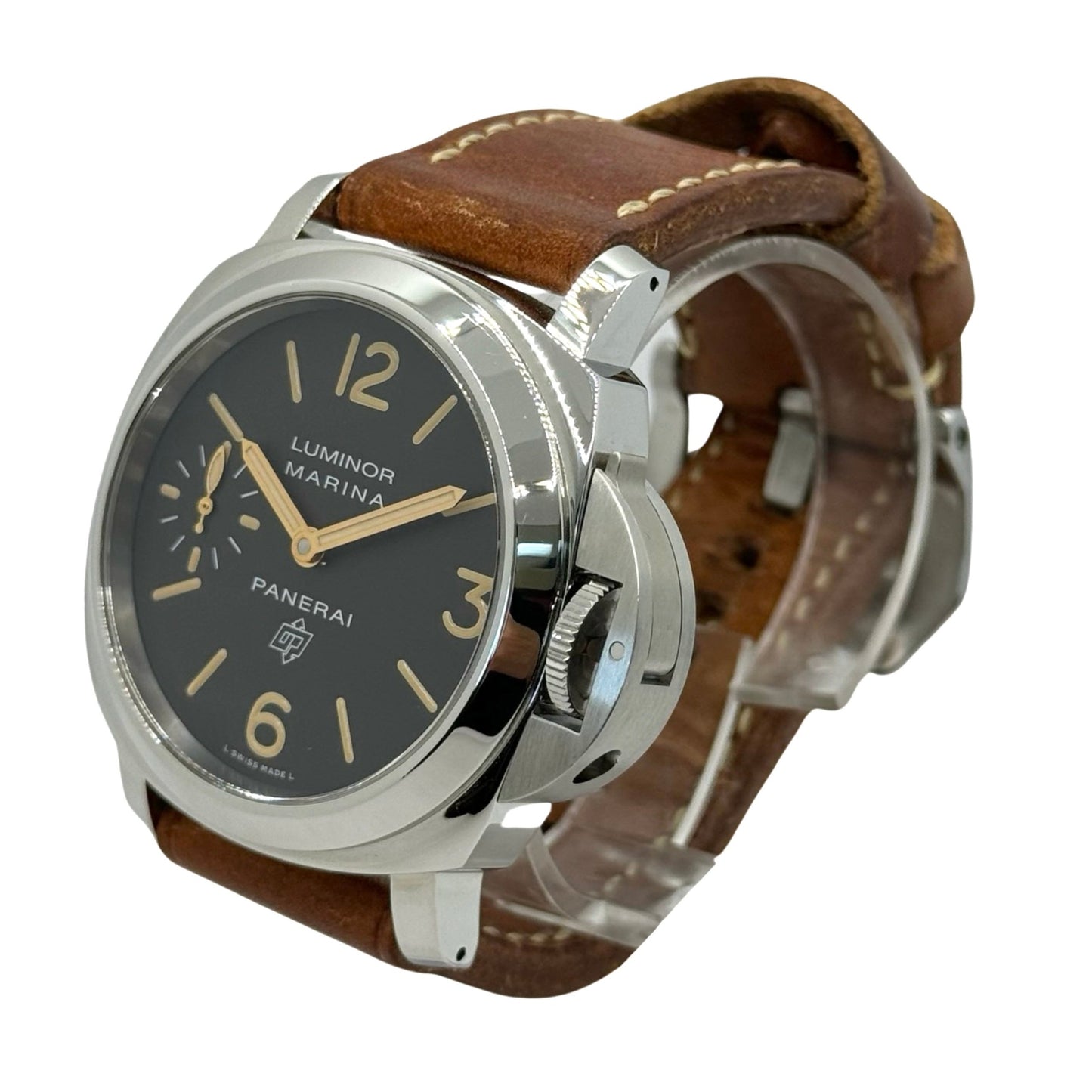 Panerai Luminor Marina Logo Acciaio Limited Edition Brown Dial PAM00632